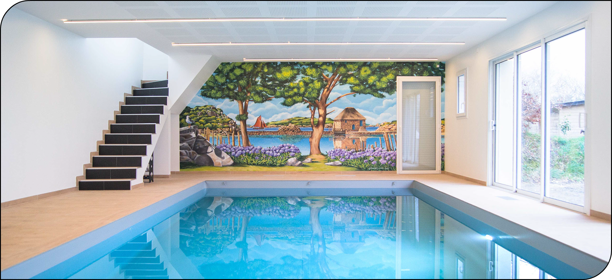 trompe-l'œil&nbsp; rue notre dame ville de morlaix