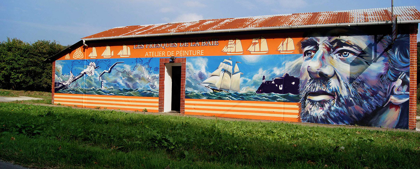 trompe-l'œil&nbsp; rue notre dame ville de morlaix