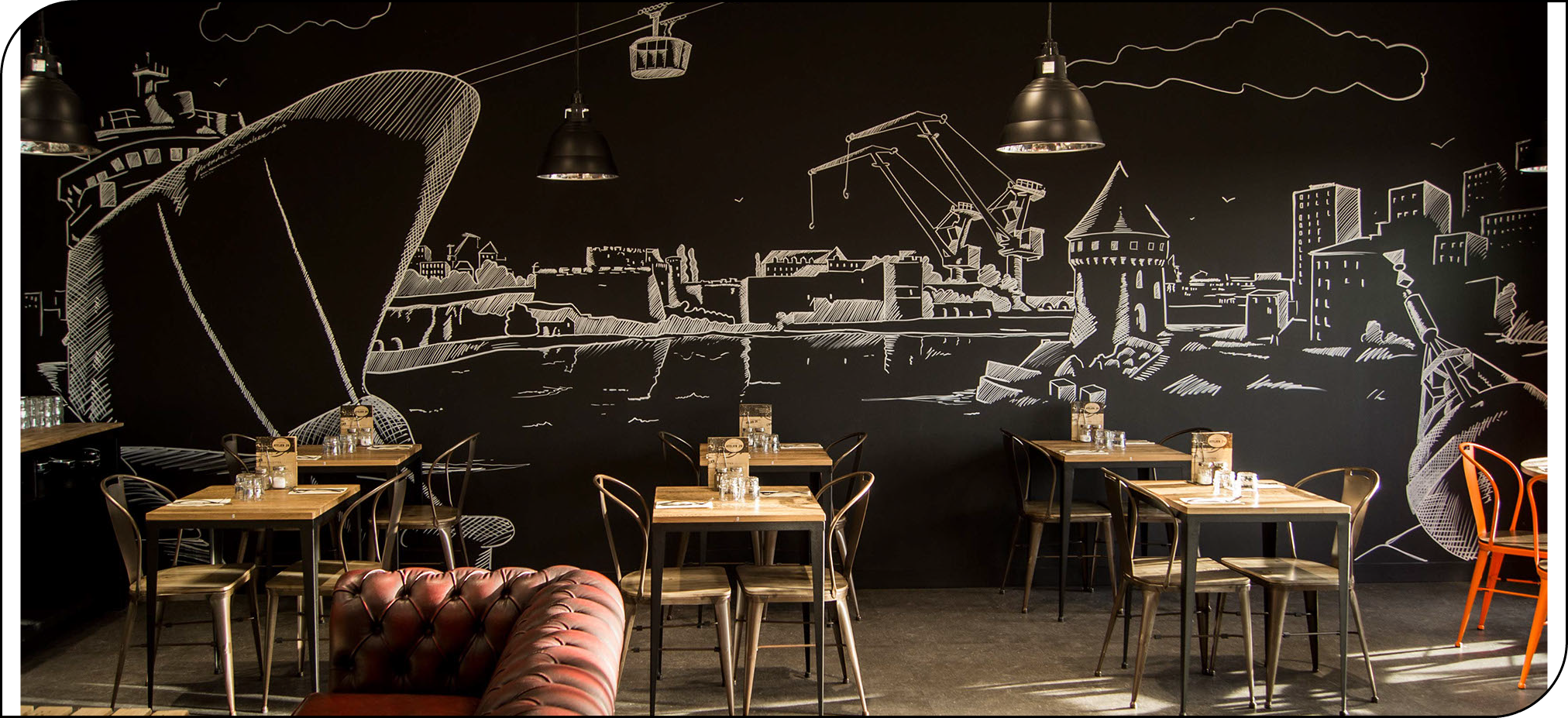 trompe-l'œil&nbsp; rue notre dame ville de morlaix