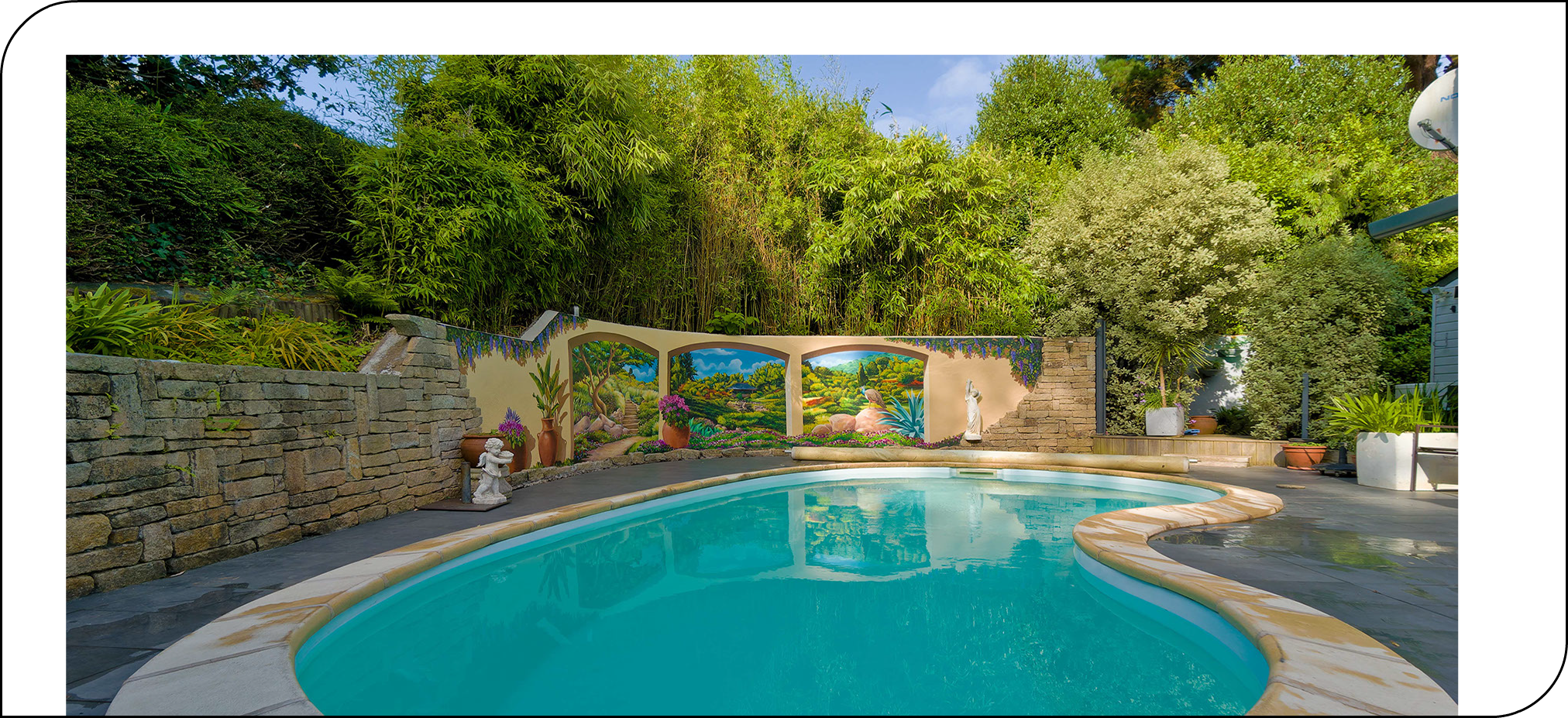 trompe-l'œil&nbsp; rue notre dame ville de morlaix