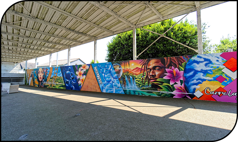trompe-l'œil&nbsp; rue notre dame ville de morlaix