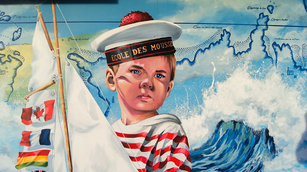 Portrait de marin breton, l'école des mousses de brest
